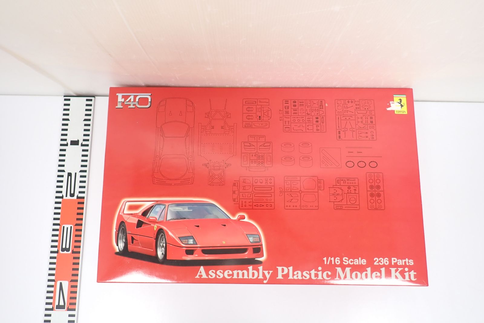 未組立 1|16 フェラーリ F40 Assembly Plastic Model Kit スーパーカーシリーズ NO.1 フジミ FUJIMI