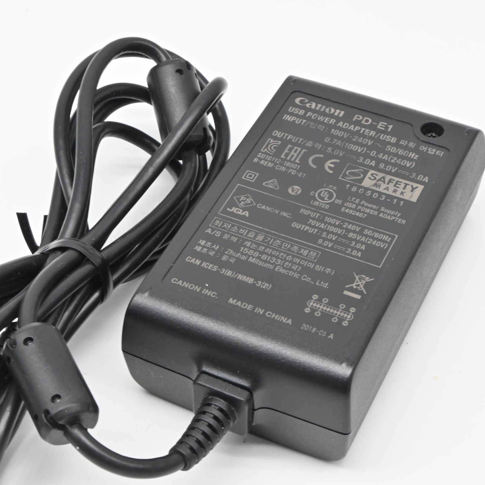 けん キャノンUSB電源アダプター PD‑E1