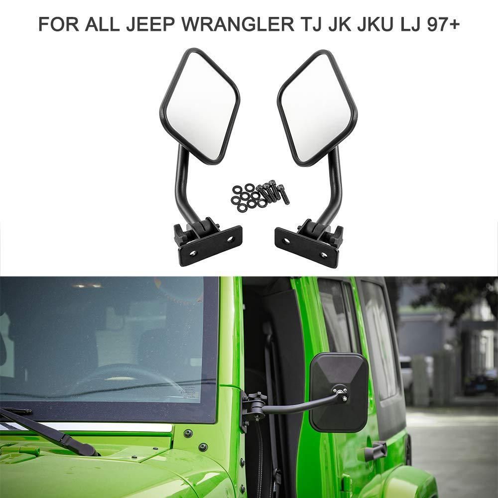 ジープ　ラングラー　ミラー　TJ ブラインドスポットミラー 死角 ミラー 反転 補助ミラー ジープ