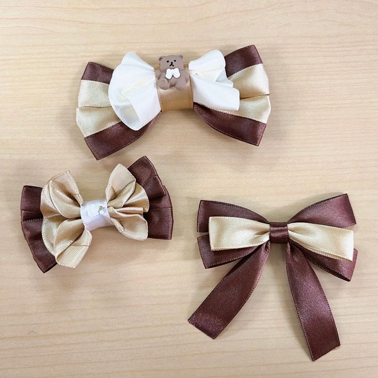 ハンドメイド　リボン作品 ハンドメイドリボン 2個セット 舞台 ダンス 発表会 目立つ 13