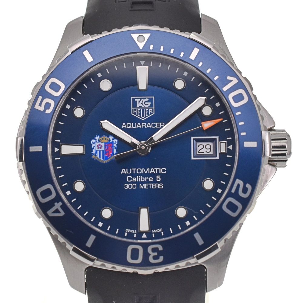 タグホイヤー TAG HEUER WAN2116.FT6027 アクアレーサー セレッソ大阪コラボ 2014年 限定300本 自動巻き メンズ美品箱付き M#137552