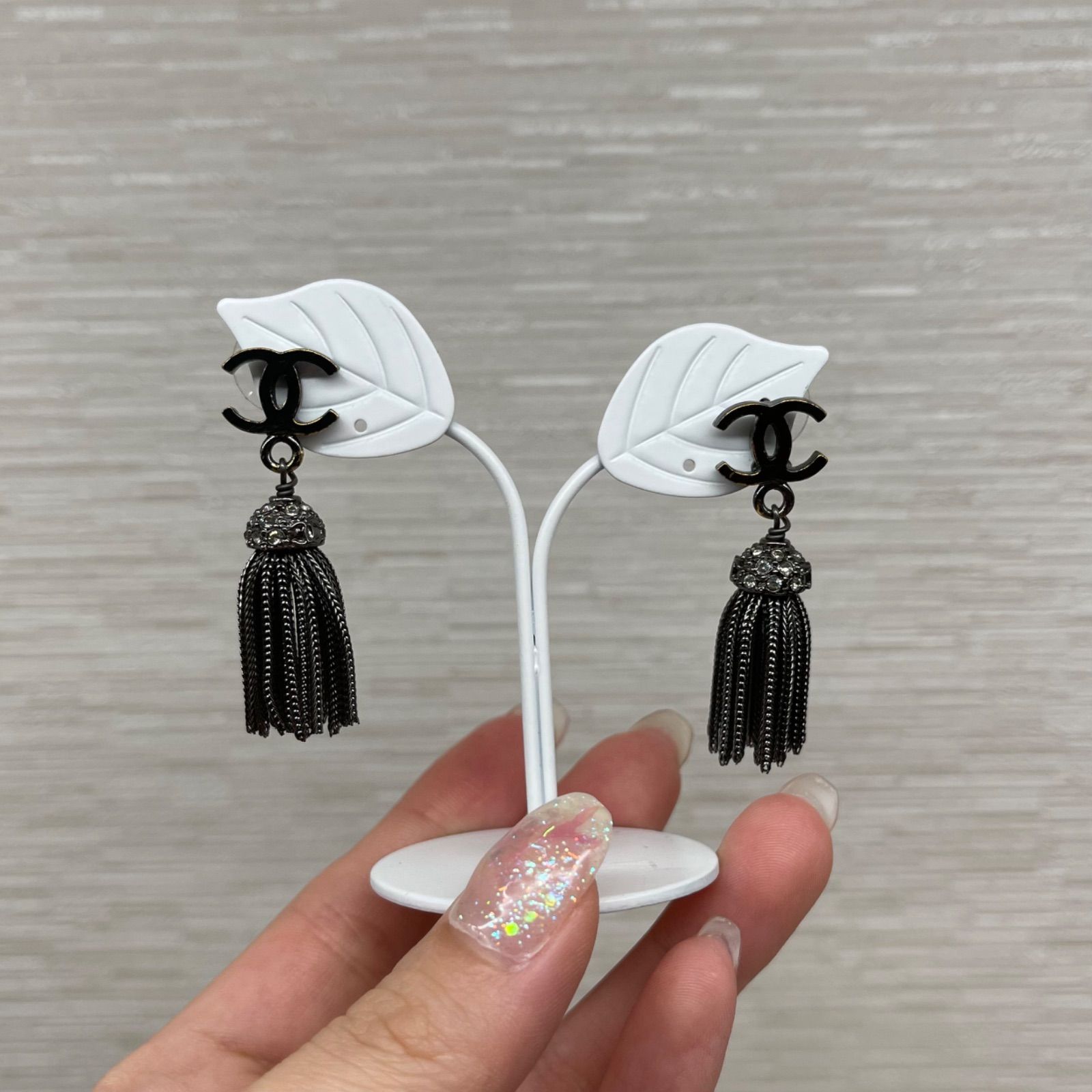 美品！シャネル ココマーク イヤリング シルバーCHANEL シャネルイヤリング ヴィンテージ