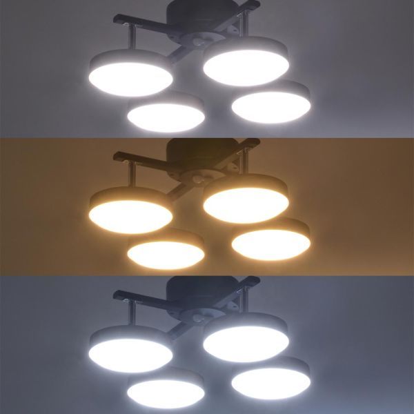 LED4灯ペンダントライト 調光10段階 調色11段階 3800 lm 38W ～8畳 ダークブラウン LT-YLP4RC-K