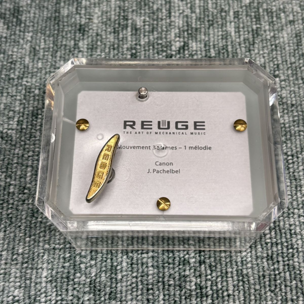 Reuge オルゴール Canon J. パッヘルベル オーバーホール済 ◎【中古】 REUGE オルゴール 36弁 Canon J.Pachelbel カノン
