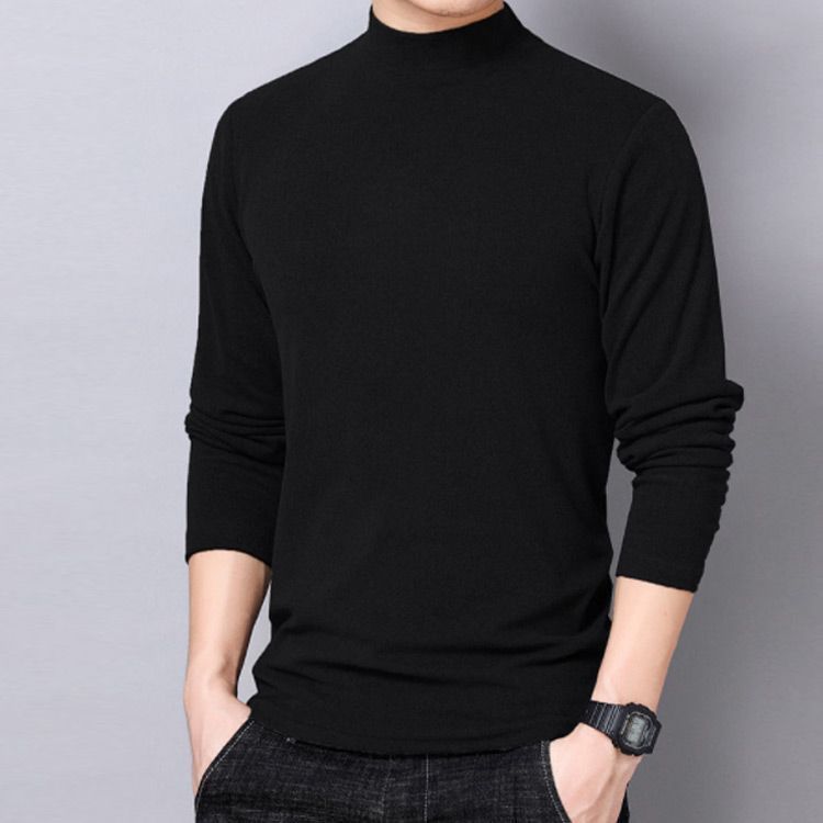 ロングT インナー メンズ 防寒着 保温 ヒートテック 長袖 起毛 あったか インナーシャツ あったかインナー クルーネック Tシャツ ヒートインナー タートルネック 防寒 暖 発熱 mjx 4290