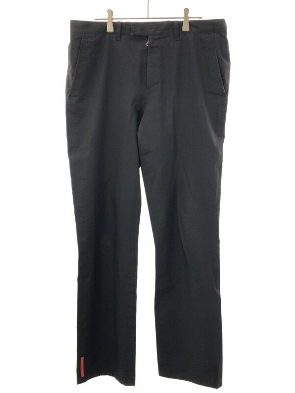 PRADA SPORT プラダスポーツ ストレートパンツ ブラック 50 - メルカリ