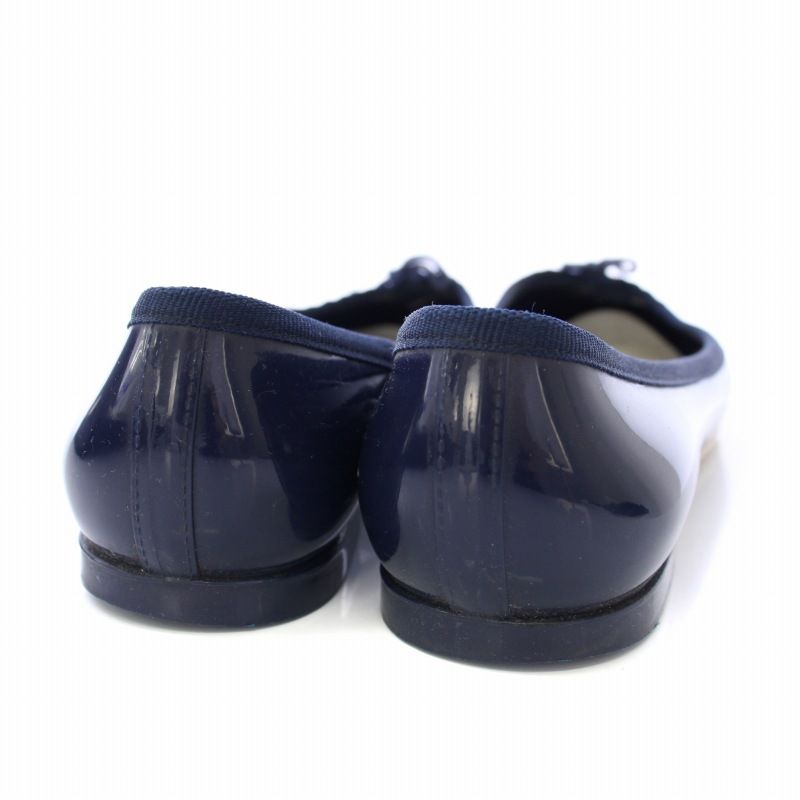 レペット エナメル　バレエシューズ/フラット/リボン 40　レア色 レペット Repetto バレエシューズ フラットパンプス リボン