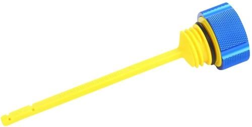 PERFOMANCE MAGNETIC トランスミッション オイルディップスティック KNURLED ブルー 2017年以降ツーリング トライクモデル