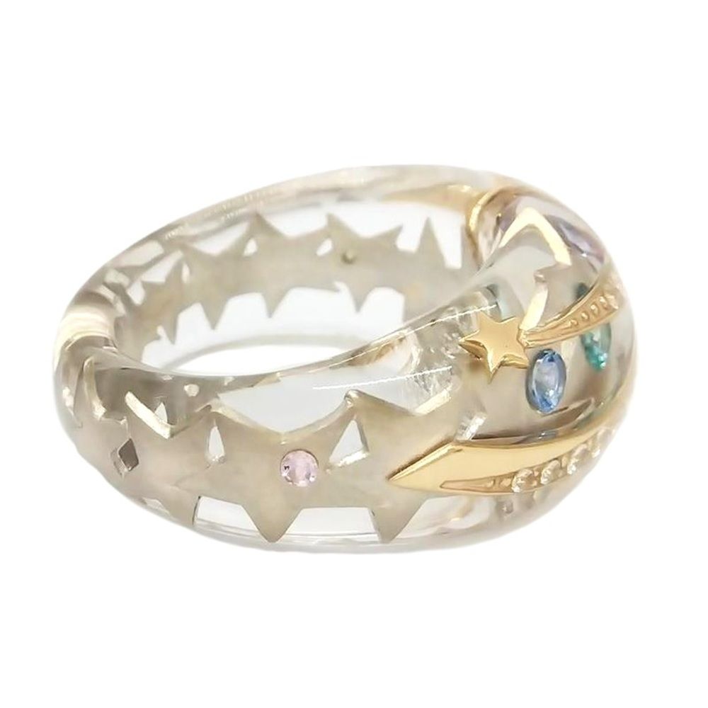 スタージュエリー STAR JEWELRY フローズンスターライト クリア リング 