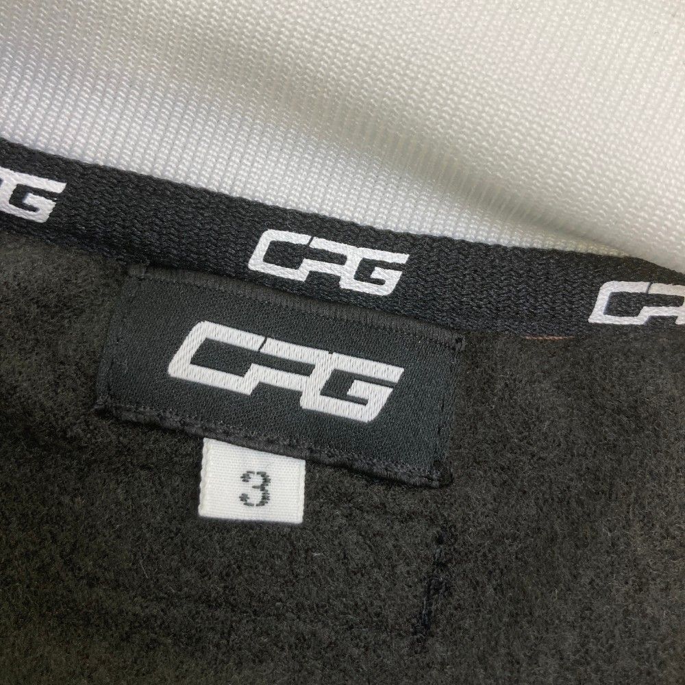 サイズ：3 CPG GOLF シーピージーゴルフ  裏起毛ジップジャケット  ブラック系 [240101417091] ゴルフウェア メンズ ストスト サイズ：3 CPG GOLF シーピージーゴルフ 裏起毛ジップジャケット