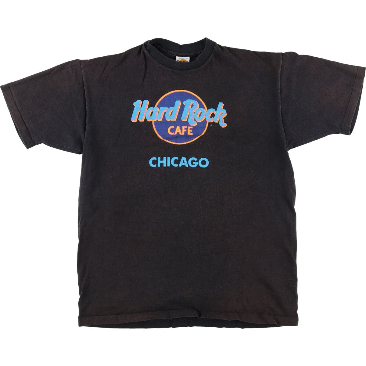 古着 90年代 ハードロックカフェ HARD ROCK CAFE CHICAGO アドバタイジングTシャツ USA製 メンズXL ヴィンテージ/eaa433173