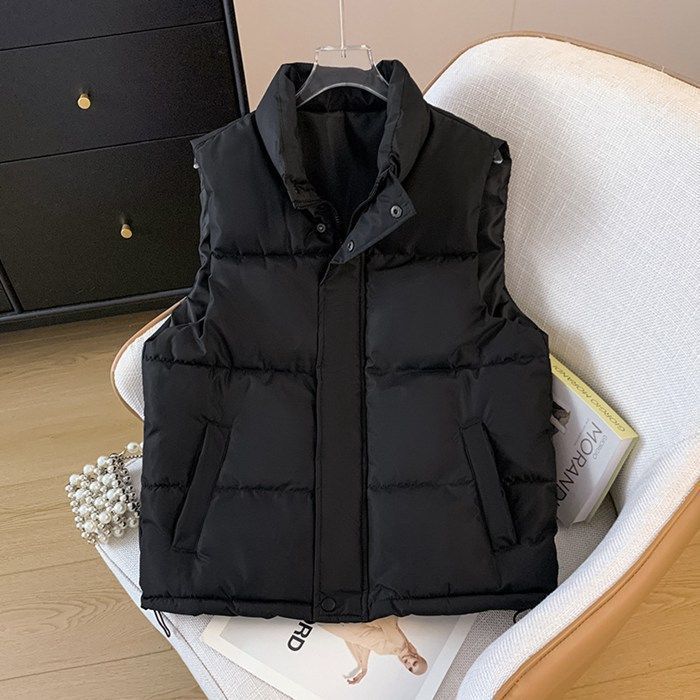 新品! ベスト レディース 中綿 中綿ベスト コート ジレ ショート