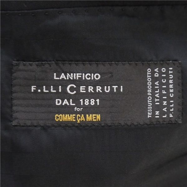 コムサメン LANIFICIO F.LLI CERRUTI 2つボタン シングルスーツ
