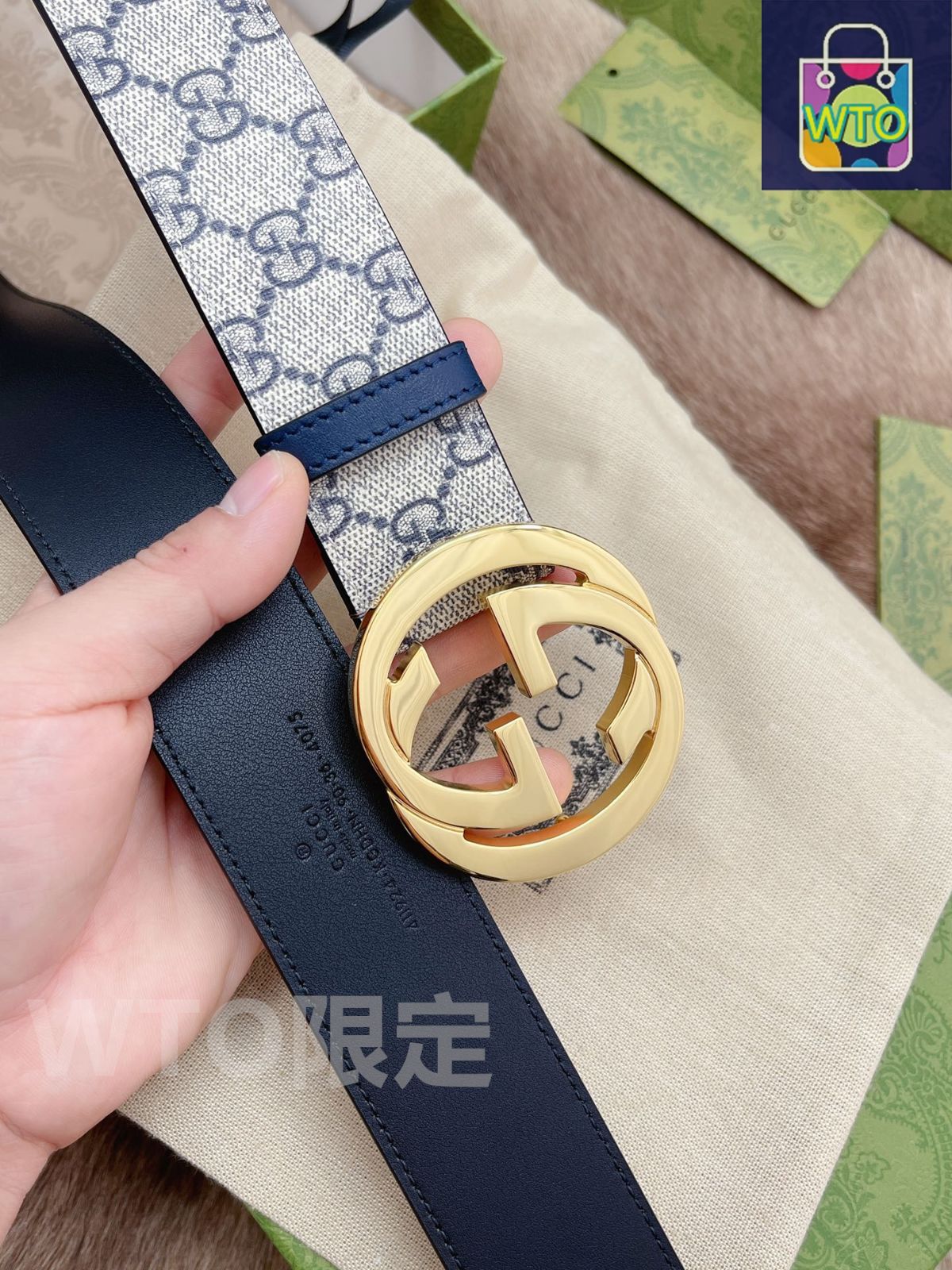 今日特価】Gucci グッチ ダブル G 4.0cm ベルト-1 - メルカリ