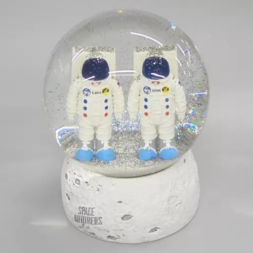 中古】雑貨 エディ＆ブライアン人形 スタードーム(スノードーム