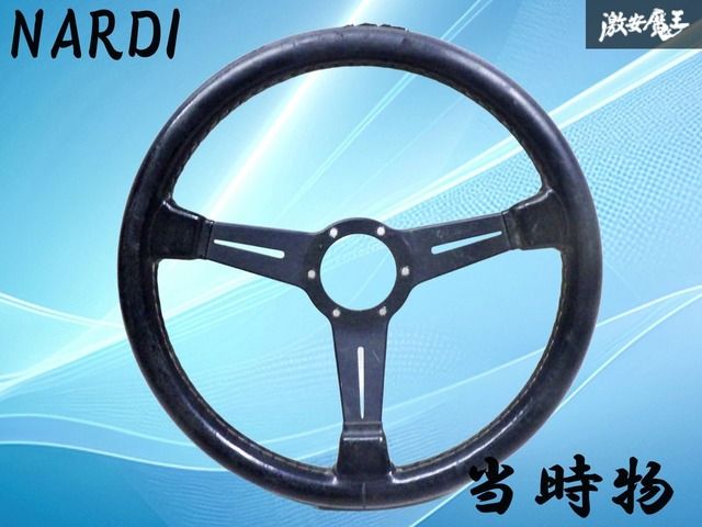 Nardi ステアリングホイール 当時物 Yahoo!オークション - ナルディ ウッドステアリング 30年前 当時