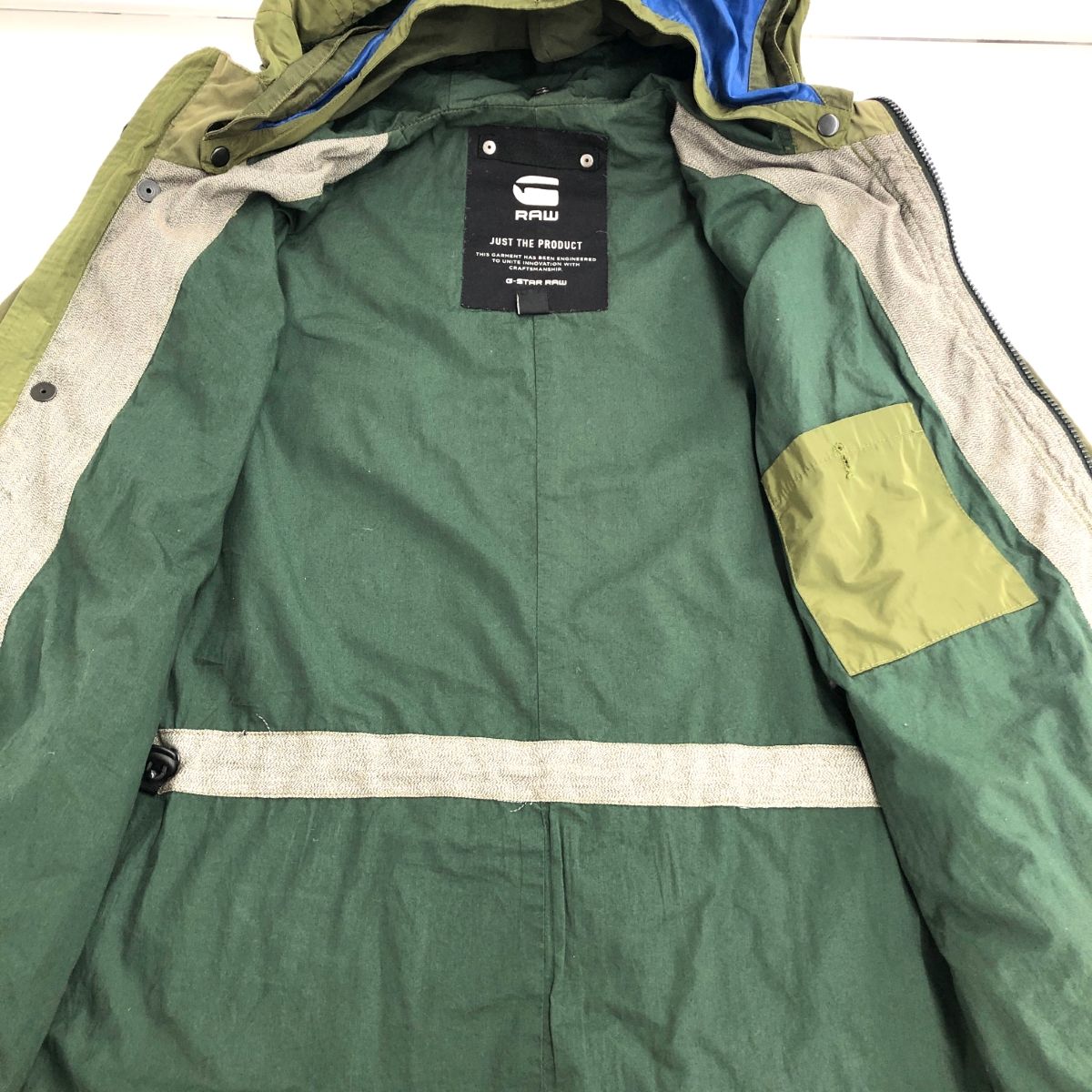 G-STAR RAW ジースターロウ モッズ コート サイズ:M  カーキ  メンズ BATT SHORT PARKA　240001094400