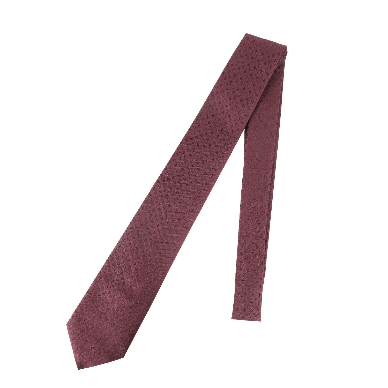 ルイヴィトン ダミエモノグラムシルクネクタイ メンズ