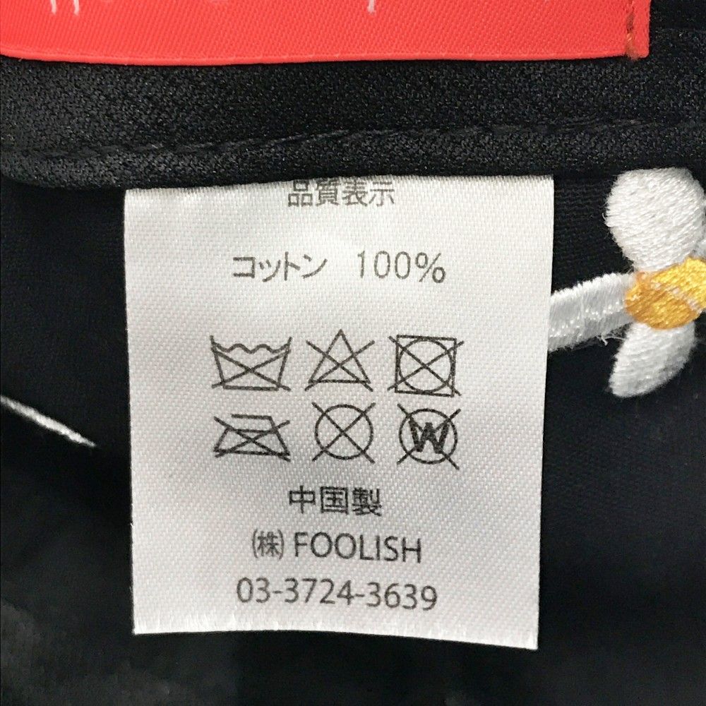 ラフ＆スウェル　カモノハシ　ゴルフ　フラワーキャップ　ブラック　新品 ROUGH&SWELL ラフアンドスウェル キャップ 花 カモノハシ刺繍 ブラック