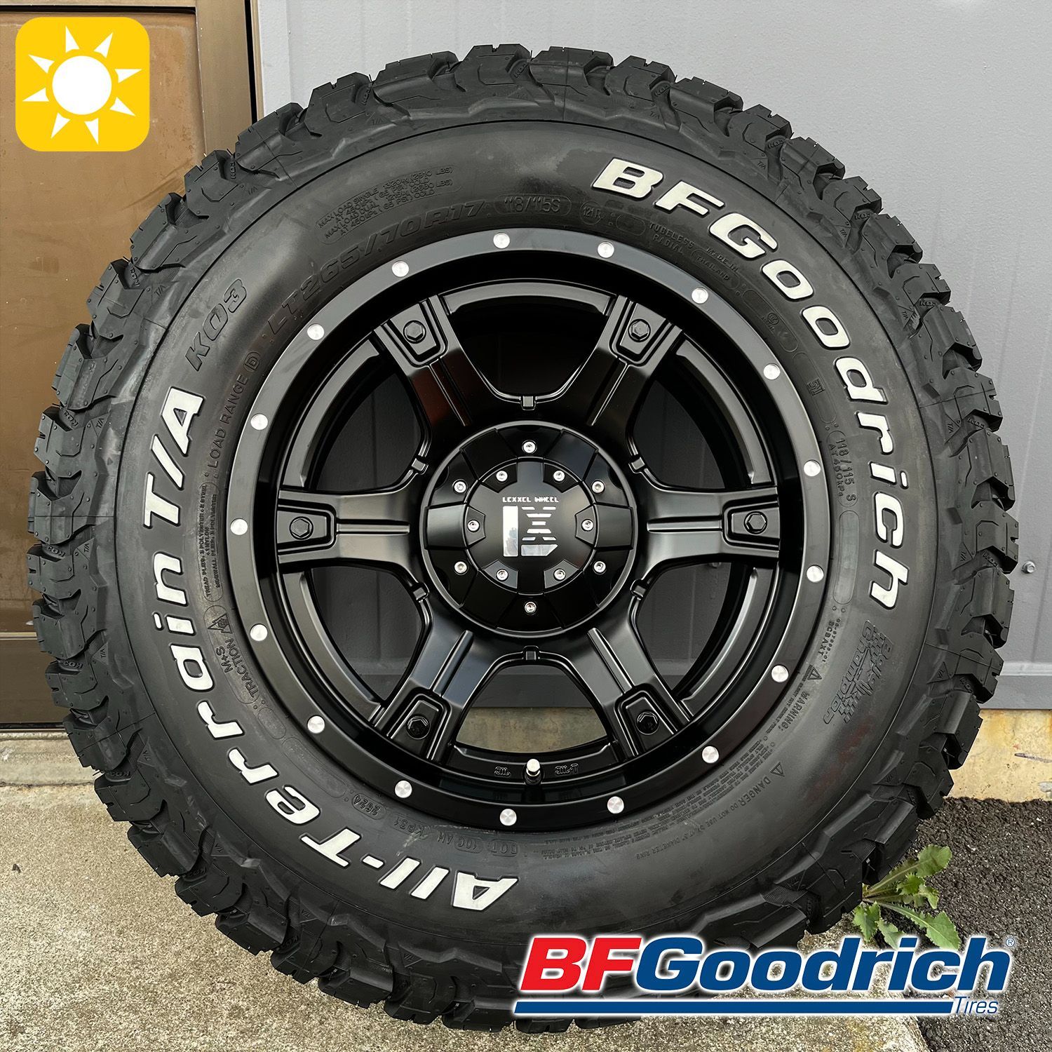 BFグッドリッチ 三菱 トライトン（GLS,GSR） タイヤホイール 17インチ LEXXEL DeathRock BF Goodrich AT  KO3 265/70R17 285/70R17 ホワイトレター : Wheel-And-Tyre-SHOP WAT - 通販 -  Yahoo!ショッピング