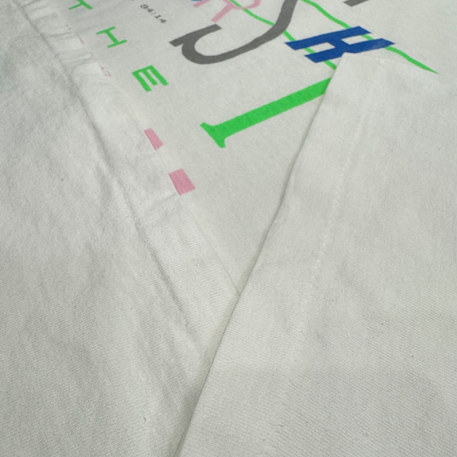 90s vintage LIVING EPISTLES Print T-shirt Tee USA製 Tシャツ 