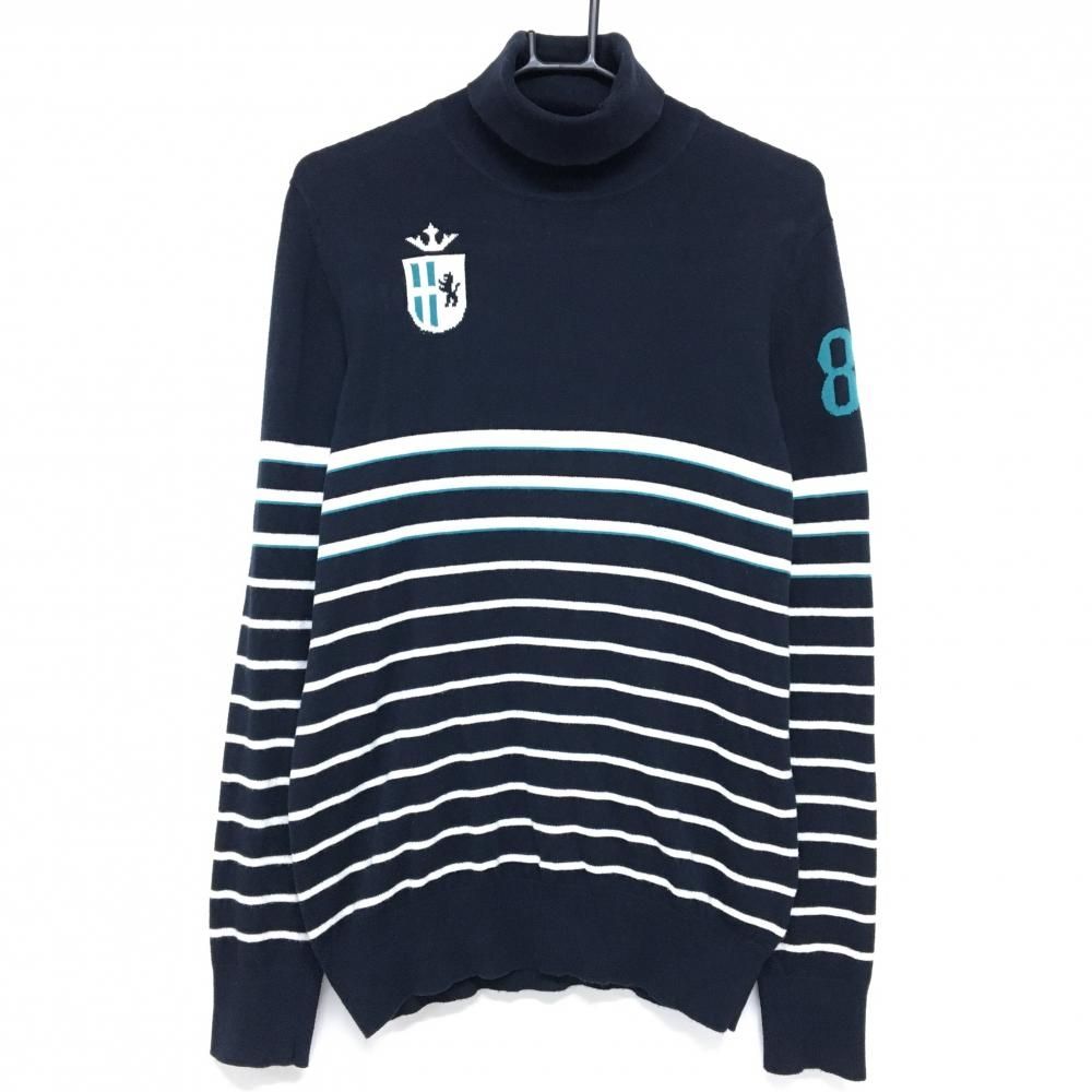 パーリーゲイツ ゴルフウェア ハイネック コットンセーター 5サイズ