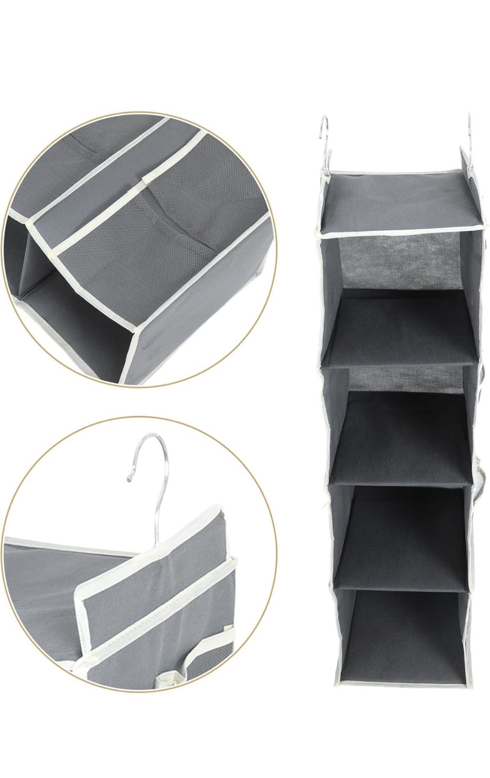 Amosfun 1 PC コスメ 収納 棚 吊り下げ 棚 収納 棚 バスルーム 棚