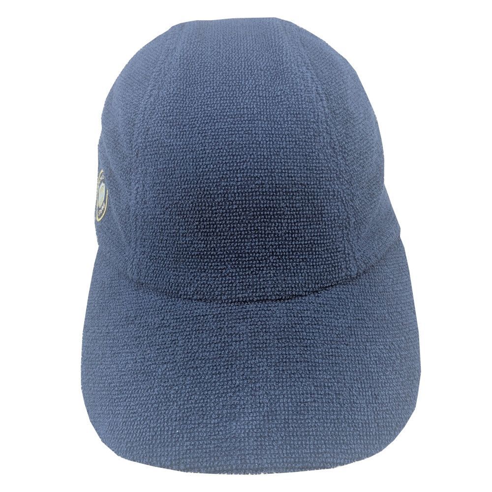 HERMES エルメス キャスケット キャップ ネイビー ロゴ コットン  