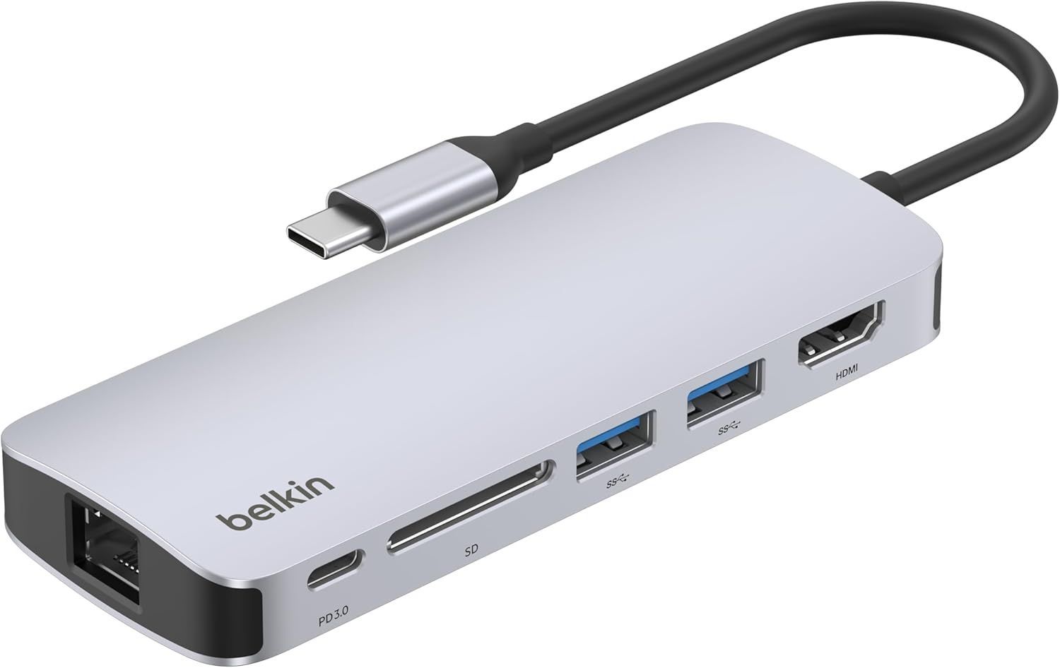 Belkin Connect USB-C イーサネット ハブ 6-in-1
