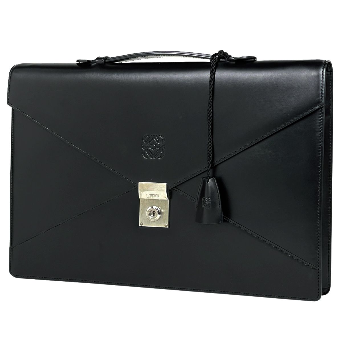 LOEWE アナグラム 2WAY ビジネスバッグ（LOEWE B692L09X03 アナグラム 