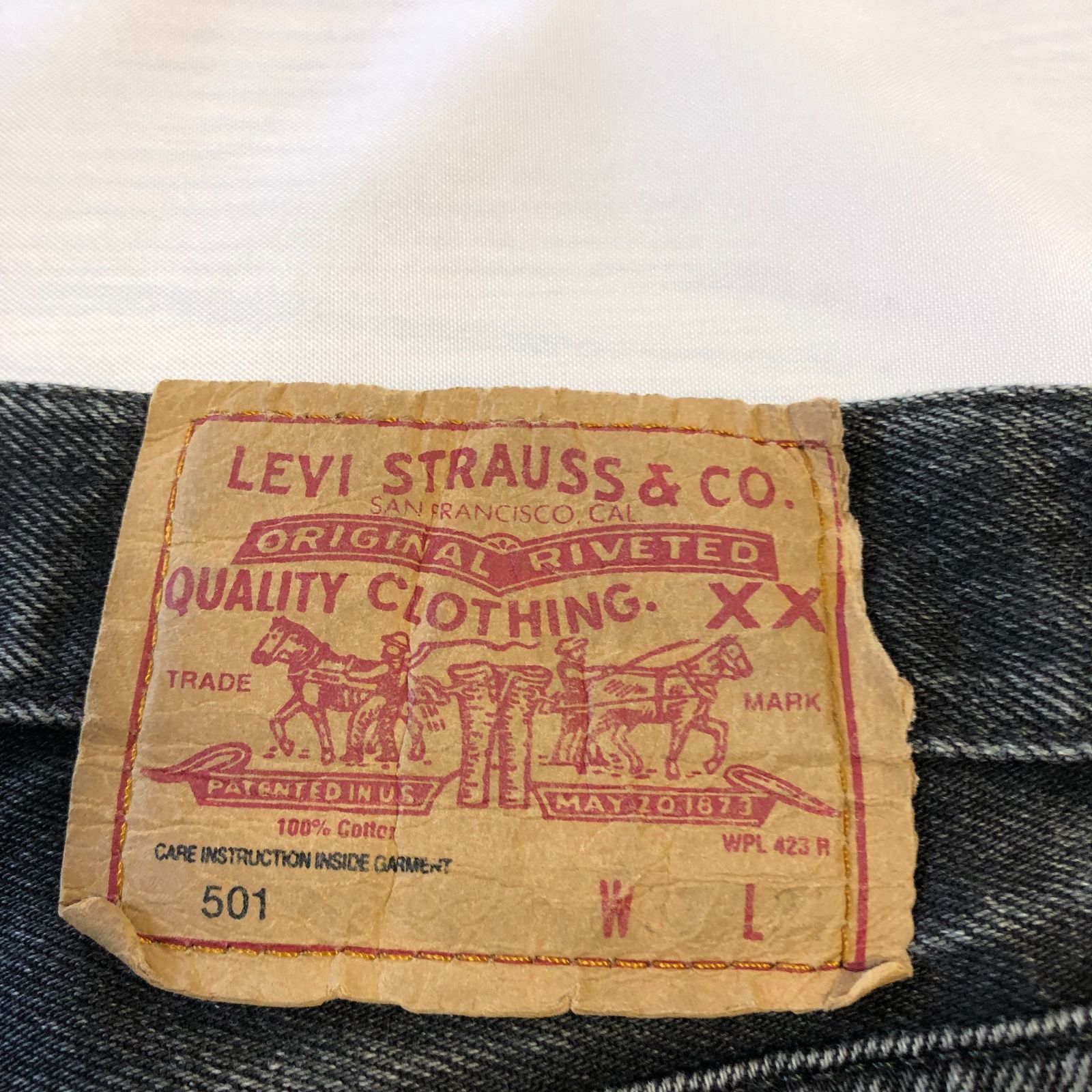 Levi's/リーバイス】ストレートデニム 501｜W31 L34｜USA製 米国製 90s