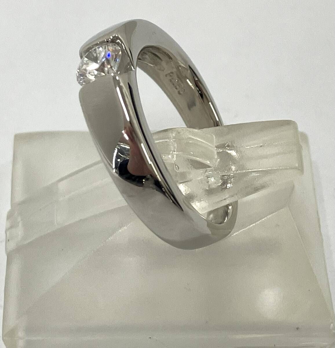 Pt950 ﾀﾞｲﾔﾓﾝﾄﾞ0.309ct 8.5g 9号 プラチナダイヤモンドリング 指輪