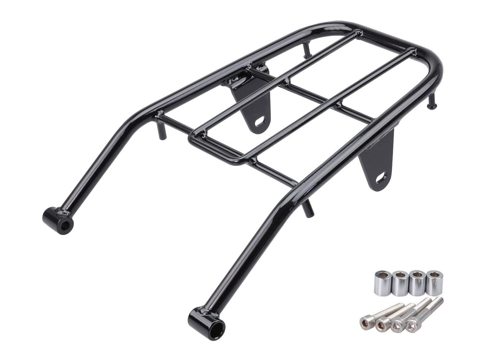 キジマ (kijima) バイク リアキャリア CRF250L/RALLY・S 天板:縦265mm×横260mm 最大積載量5kg スチール製ブラック仕上げ HONDA 210-2761