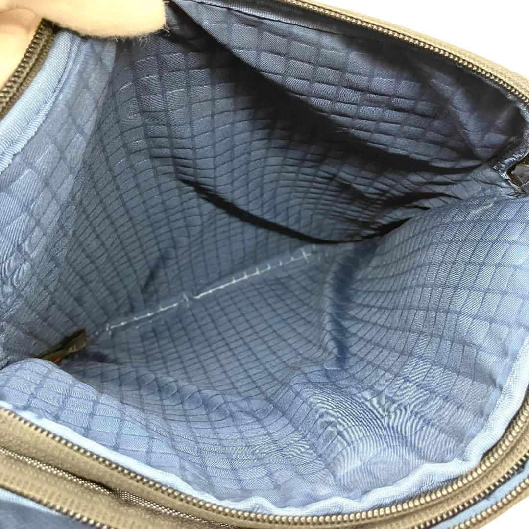 良品 1999 TUMI ショルダーバッグ ナイロン レザー ブラック グレー