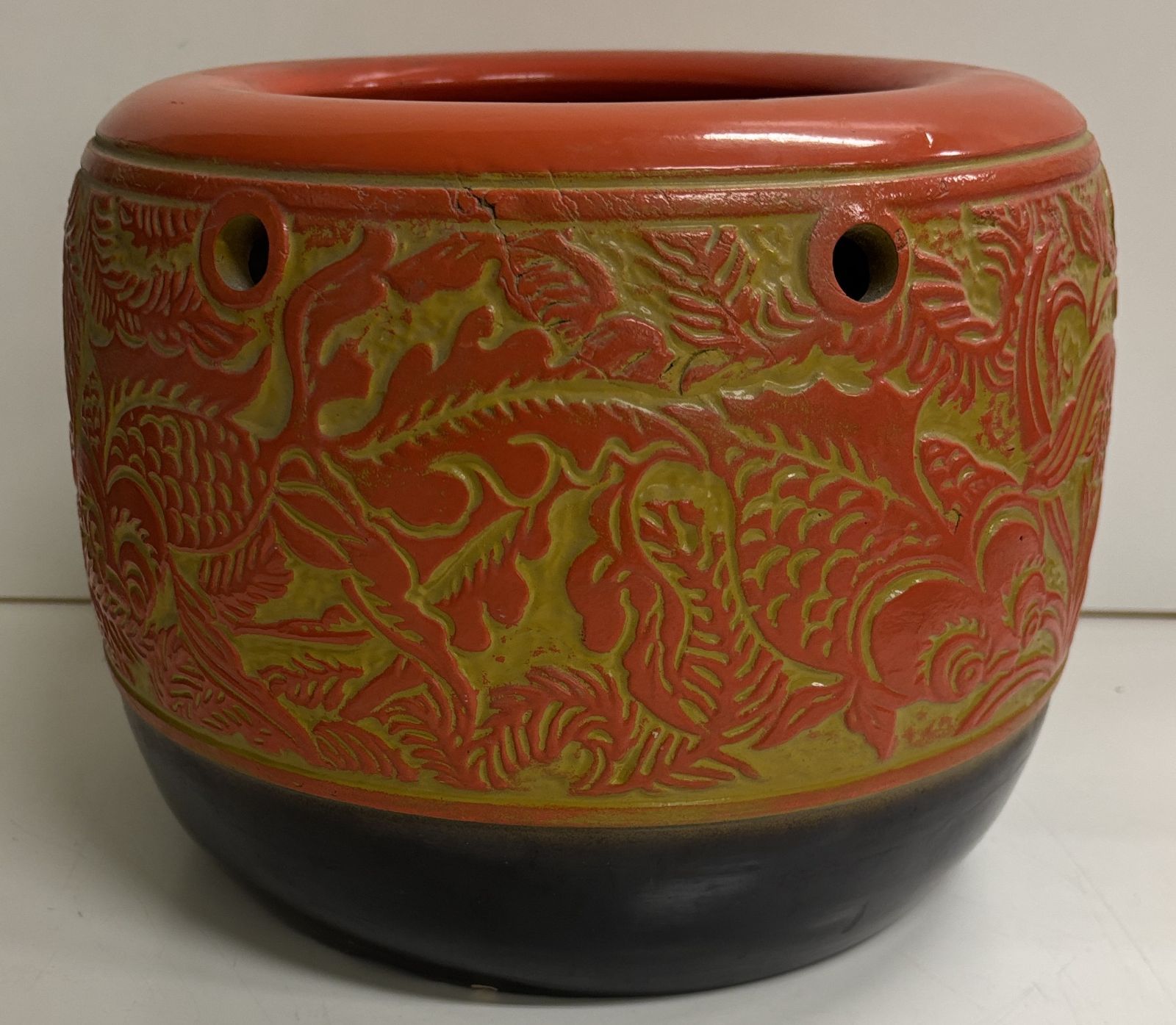 昭和レトロ　骨董　火鉢 中古品 火鉢 香炉 骨董品 昭和レトロ 古民具 - メルカリ