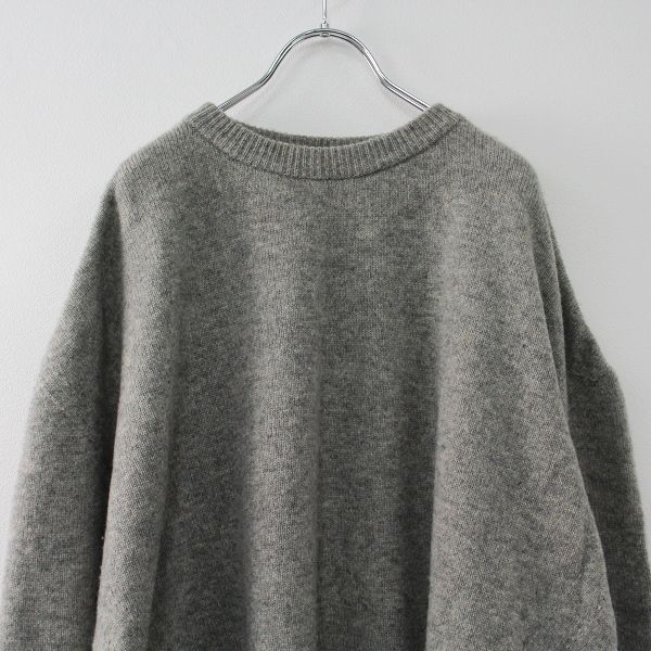 IENA - 【タグ付き 未試着】IENA ウールカシミヤワイド長袖プルオーバー IENA（イエナ）の「ウールカシミヤ ワイドクルーネックプル