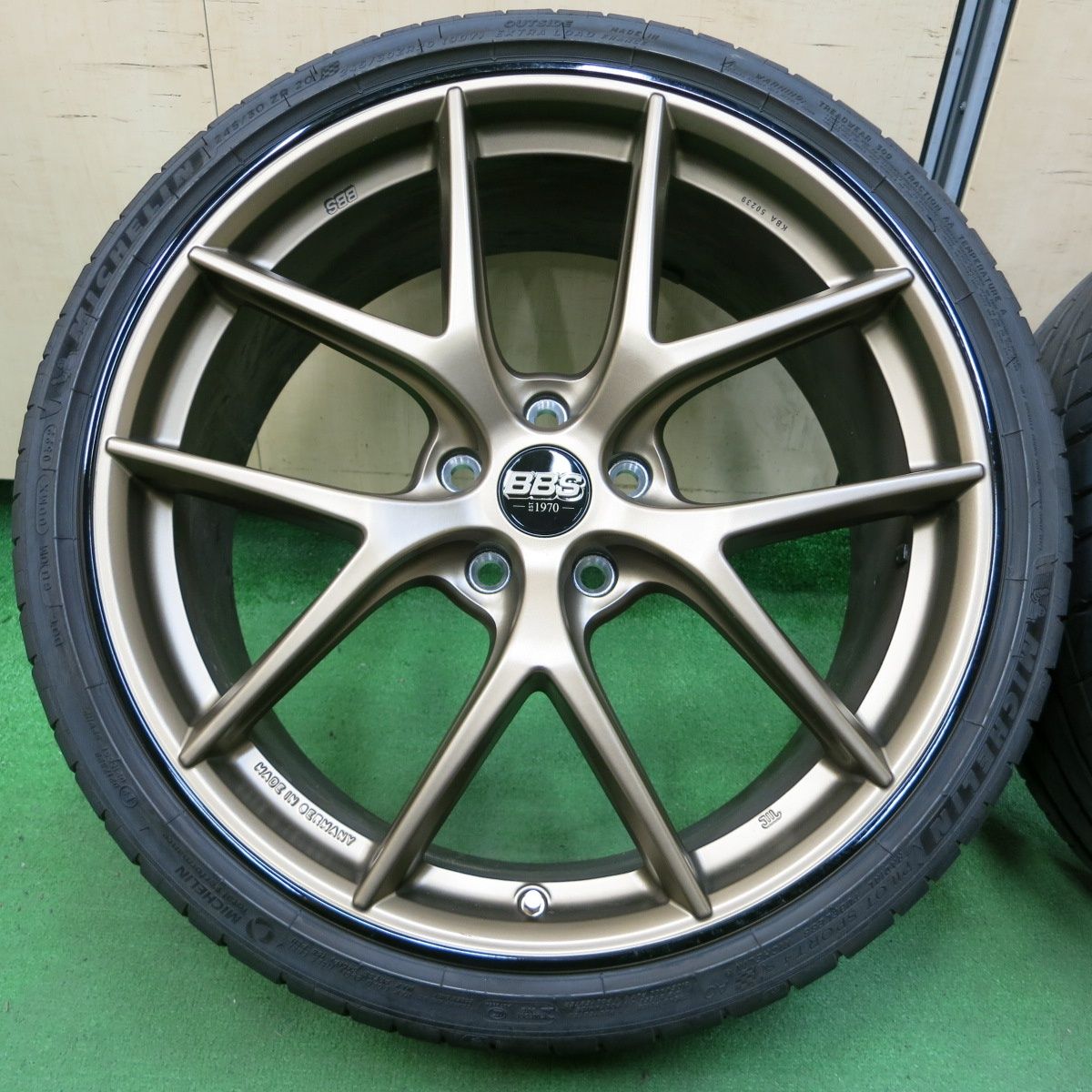 送料無料* バリ溝！22年！キレイ！9.5分☆BBS CI-R CI0103 KBA50239 245/30R20 ミシュラン パイロット  スポーツ4S AO 20インチ PCD112/5H☆4051201IMノ - メルカリ