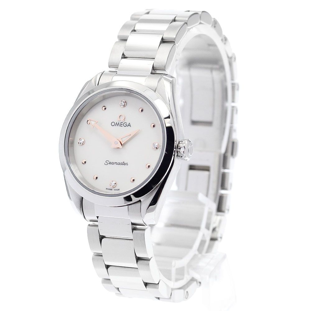 オメガ OMEGA 220.10.28.60.54.001 シーマスター アクアテラ 4Pダイヤ  