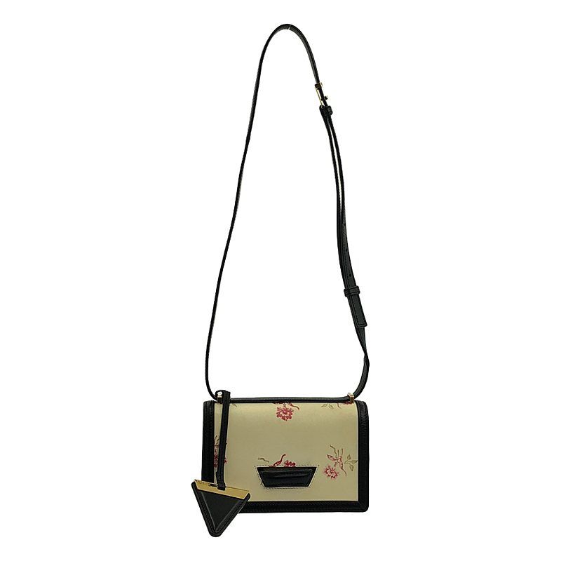 LOEWE | ロエベ | バルセロナ フラワー柄 ショルダーバッグ | ブラック|アイボリー|ピンク | レディース