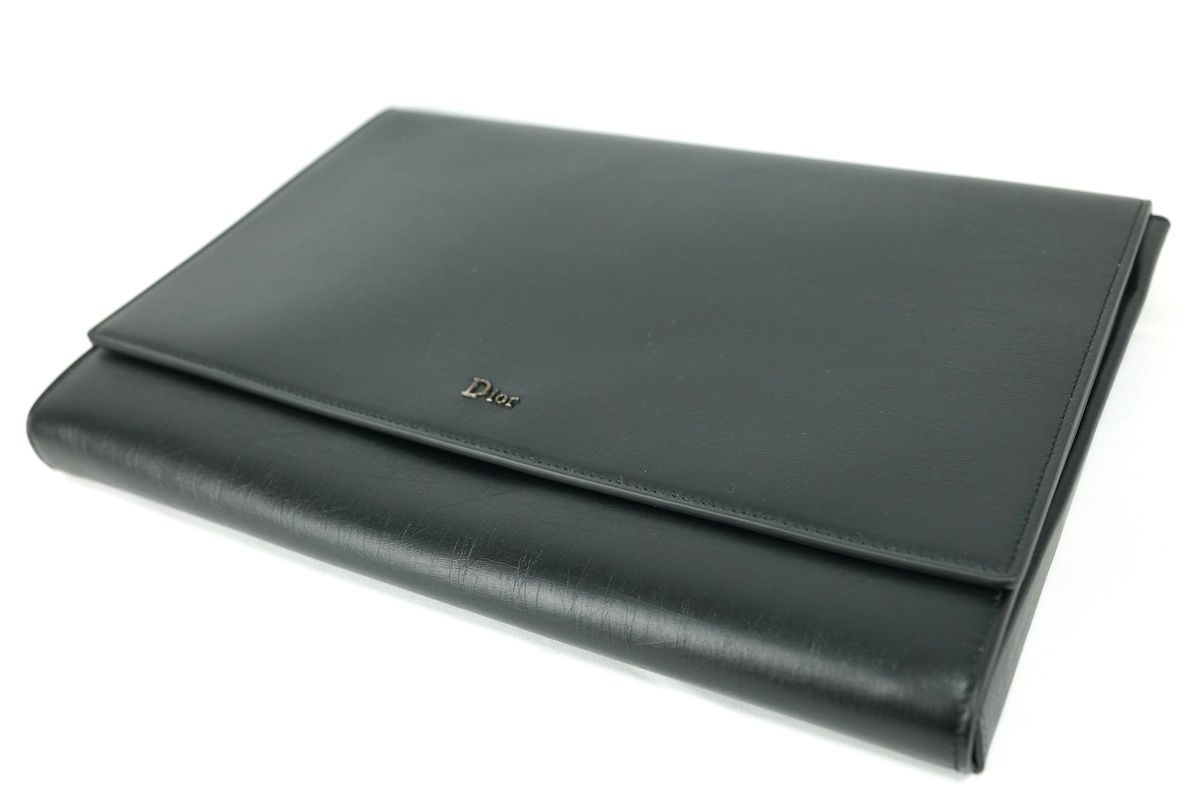 DIOR HOMME ディオールオム レザー クラッチ バック ブラック ドキュメントケース 2UFCA136XLA 新品未使用