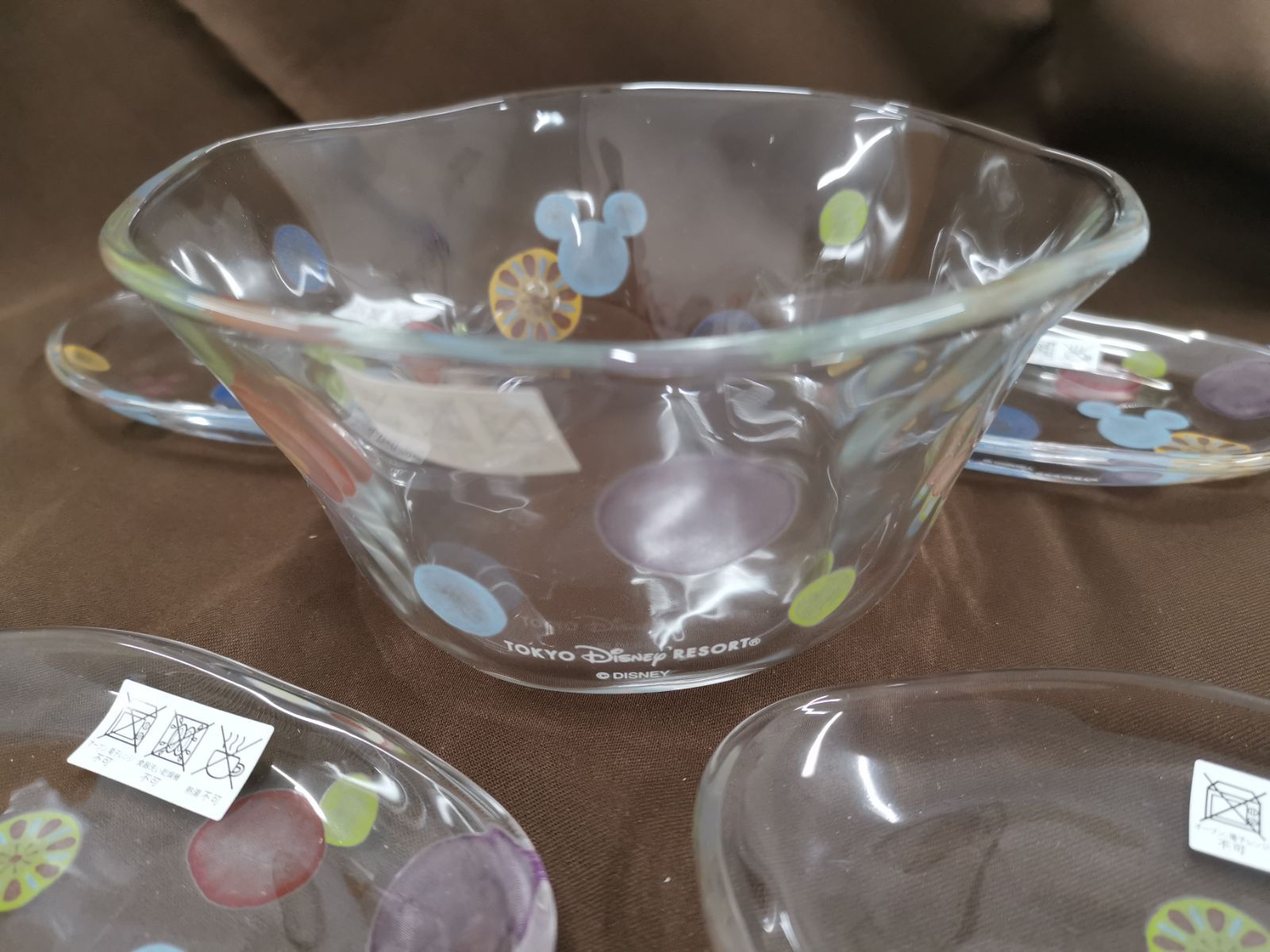 TOKYO Disney RESORT ガラス器 食器 ボウル&小皿セット - メルカリ