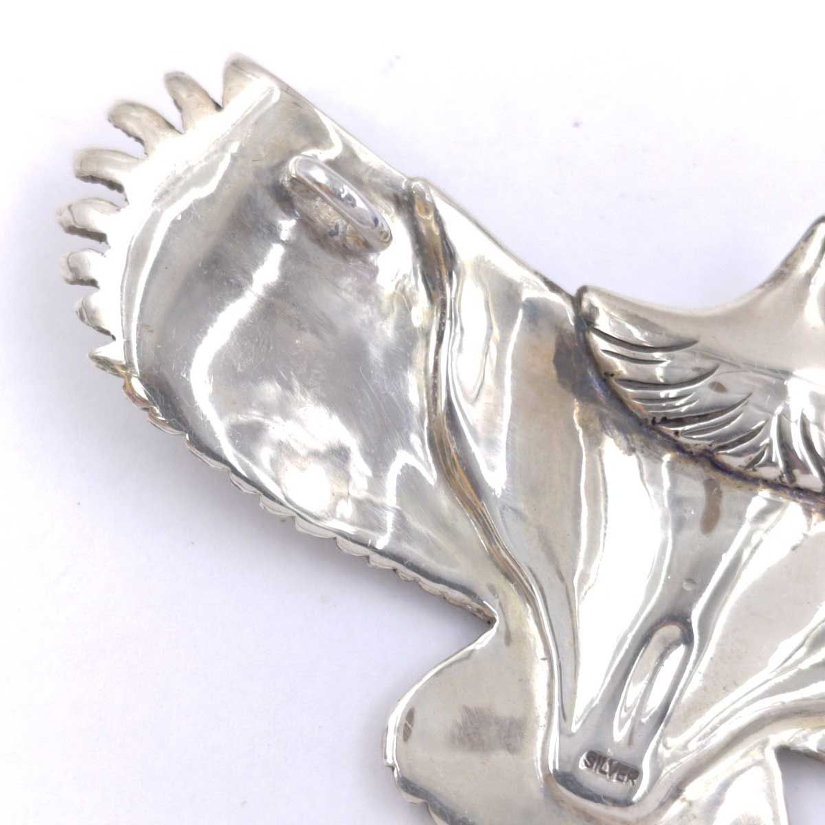 KENSHIRO ケンシロウ 全銀 和彫り 大イーグル ペンダントトップ