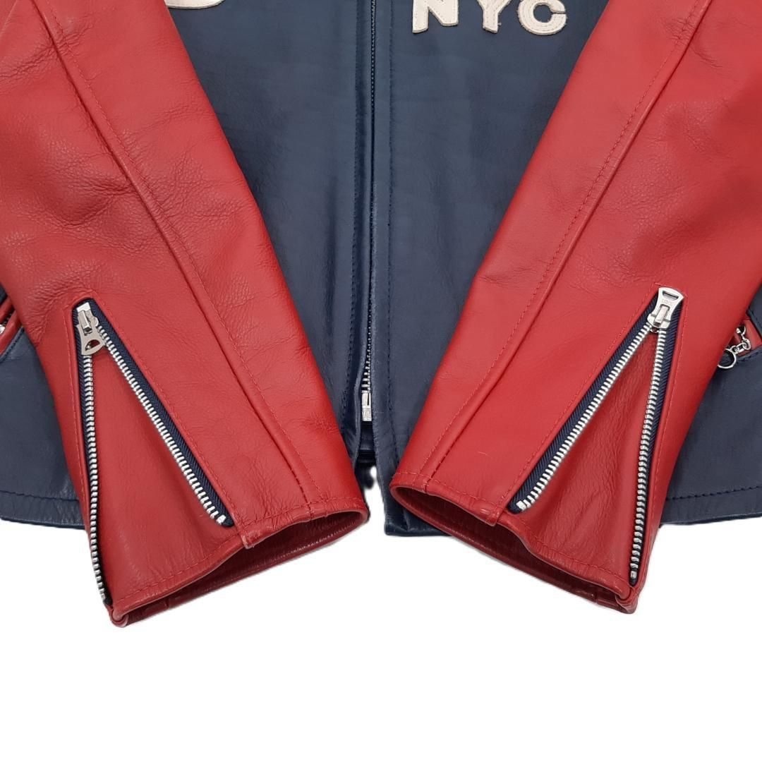 カフェレーサー ネイビー×レッド