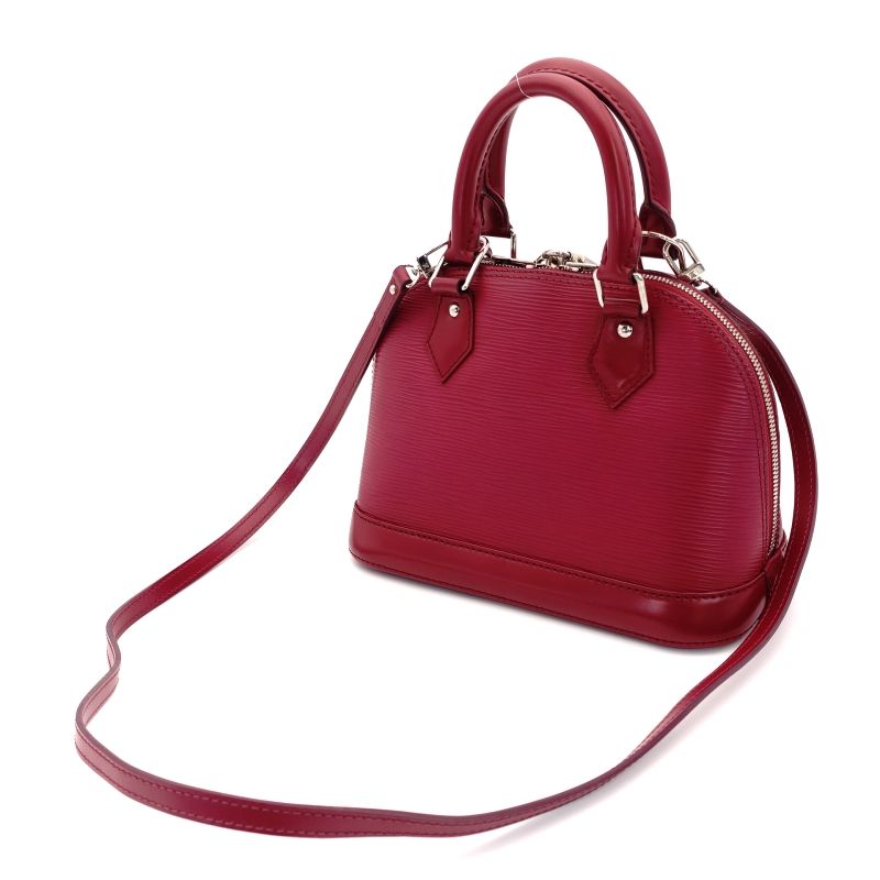 ルイヴィトン LOUIS VUITTON エピ アルマBB レッド レザー