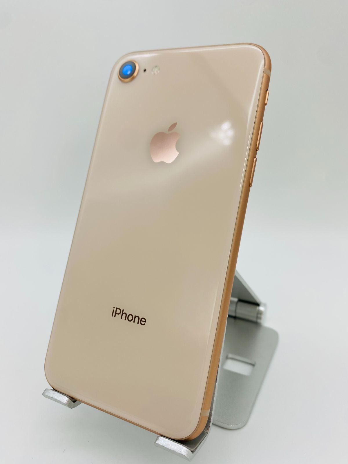 132☆美品☆iPhone8 64GB ゴールド/シムフリー/大容量2300mAh 新品 