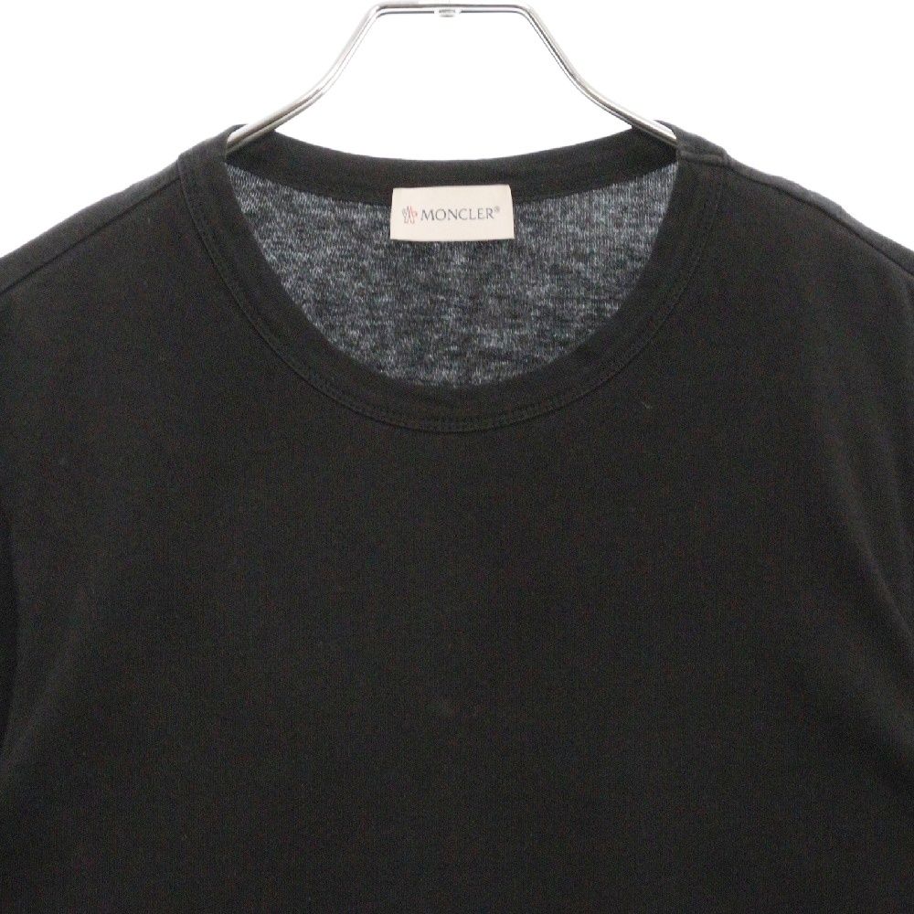 MONCLER　MAGLIA　GIROCOLLOモンクレール　長袖Tシャツ MONCLER (モンクレール) MAGLIA GIROCOLLO 袖ロゴ クルーネック長袖