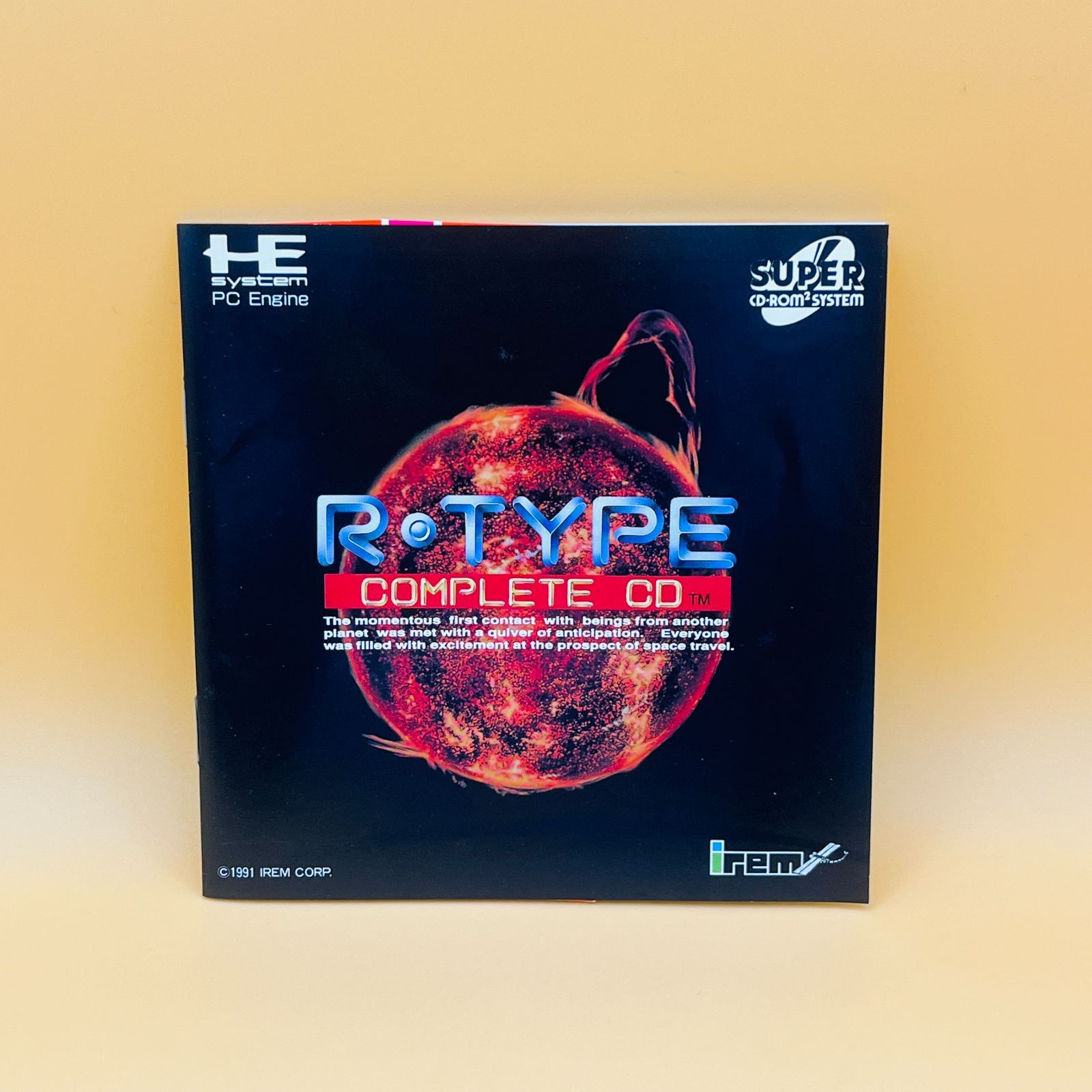 ◇420【激レア！】R･TYPE complete CD PCEngine SUPER CD-ROM専用ソフト PCE PCエンジン スーパーCD NEC 帯付 コレクター品 希少