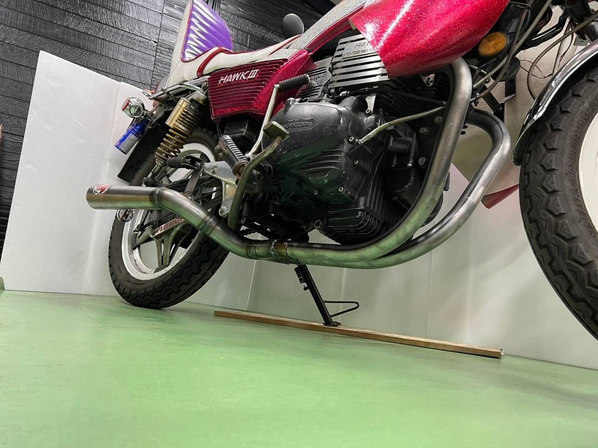 REDSTAGE 猪管シリーズ イノカン ホークマフラー 無双 CB250T CB250N