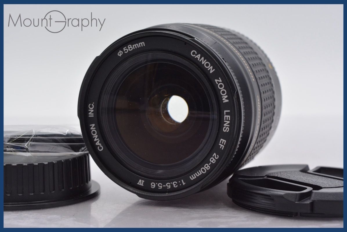 ☆良品☆ キヤノン Canon EF 28-80mm F3.5-5.6 IV USM 前後キャップ&