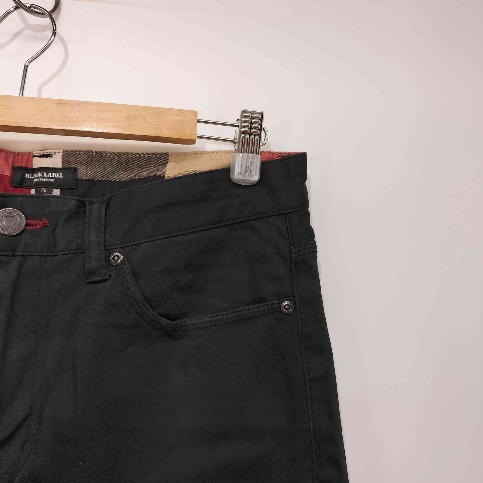 BLACK LABEL CRESTBRIDGE◆ボトム/76/コットン/NVY/無地 BLACK lab.｜BLACK LABEL CRESTBRIDGE(ブラックレーベル・クレスト